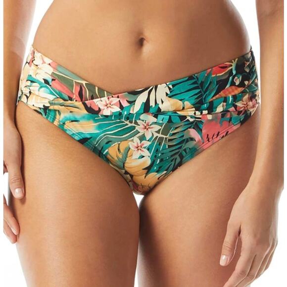 Coco Reef Passion Flower Star Banded Bikini Bottom XL NWT - Picture 1 of 3